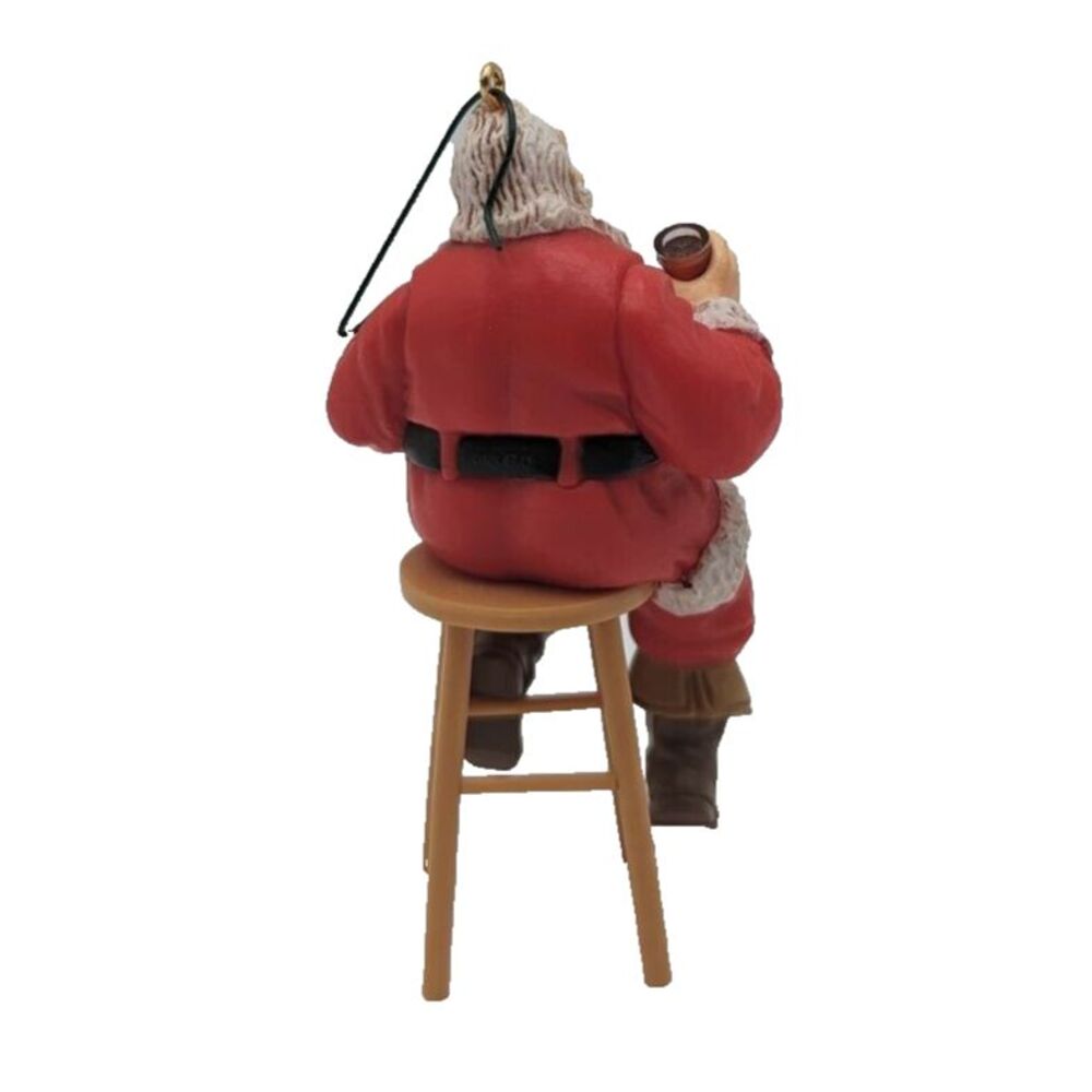 2 Coca Cola Ornament Santa Claus‎  1990 - Picture 16 of 16